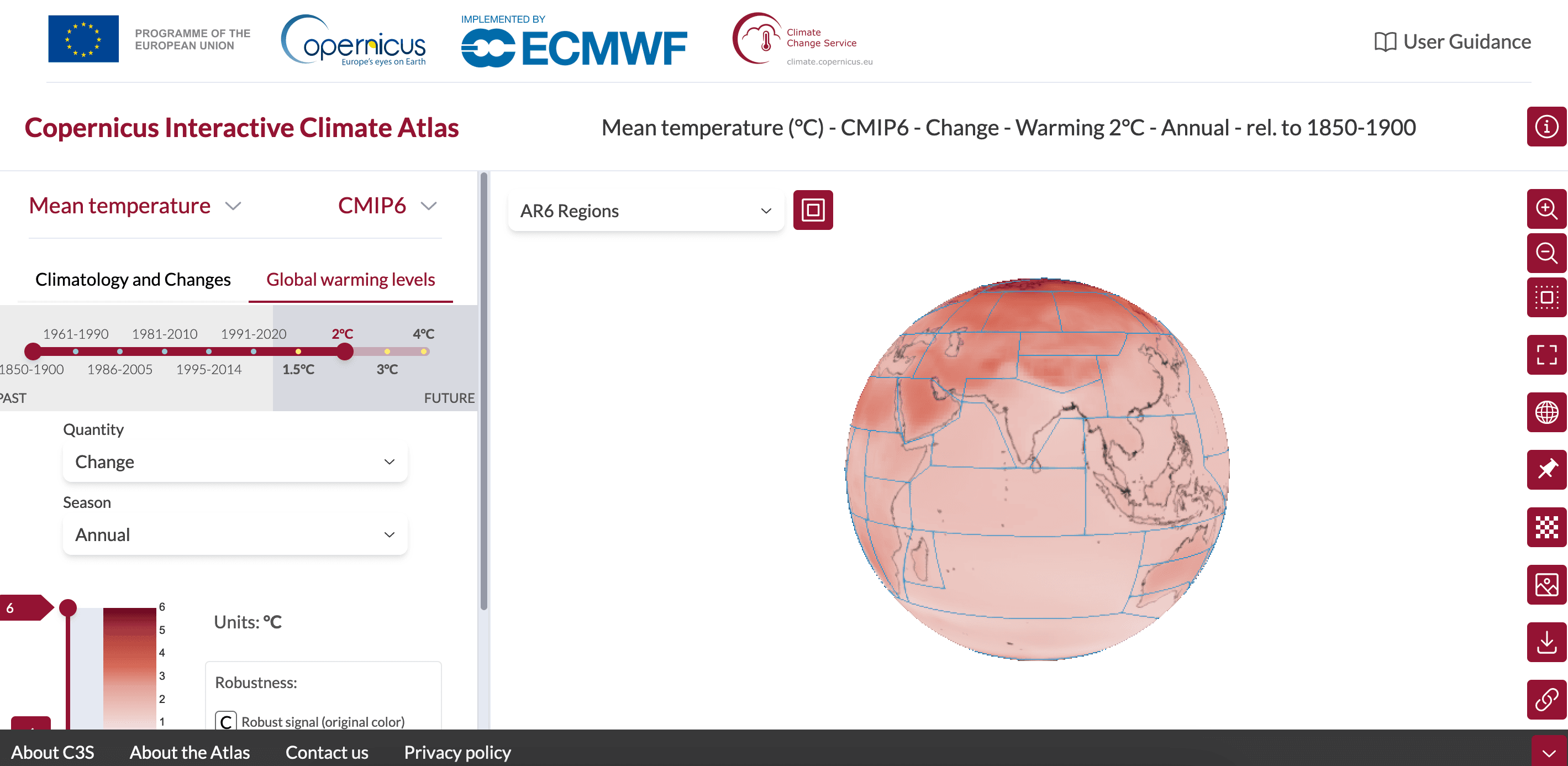 Exploring the potential of Copernicus Interactive Climate Atlas